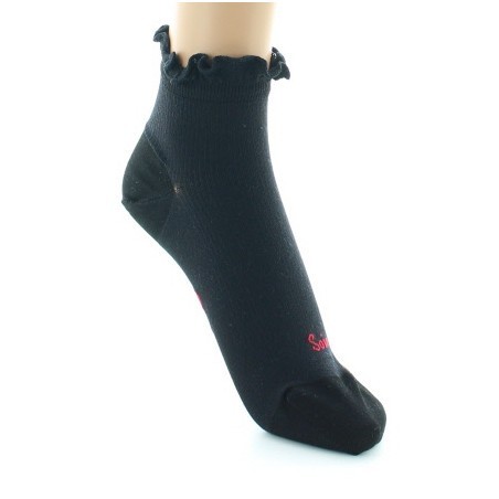 Chaussettes Courtes en soie à côtes