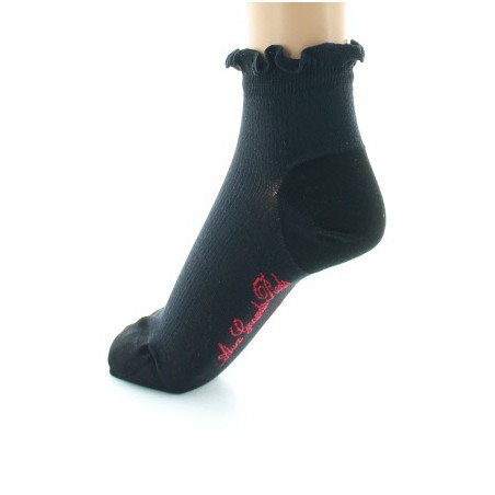Chaussettes Courtes en soie à côtes