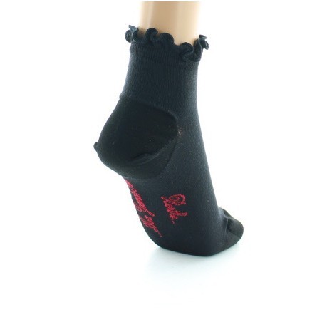 Chaussettes Courtes en soie à côtes
