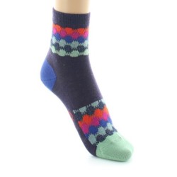 Chaussettes courtes Ondulations Colorées