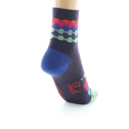 Chaussettes courtes Ondulations Colorées