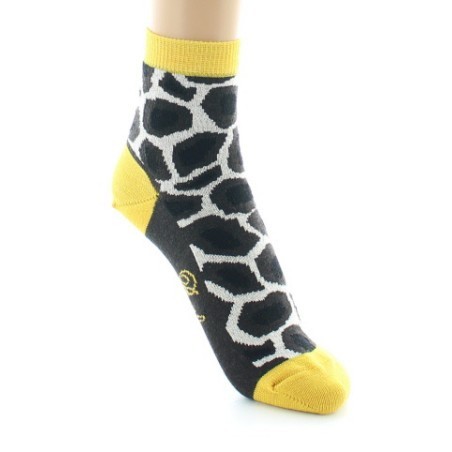 Chaussettes courtes Tâches de Girafe