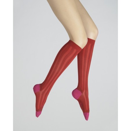 Chaussettes Hautes en Soie