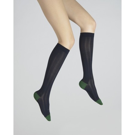 Chaussettes Hautes en Soie