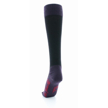 Chaussettes hautes cachemire rose