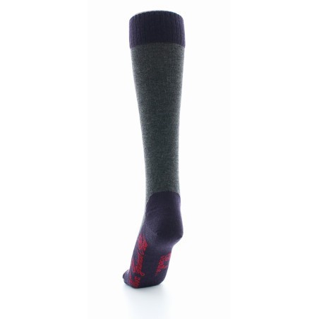 Chaussettes hautes cachemire rose