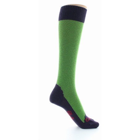 Chaussettes hautes cachemire rose