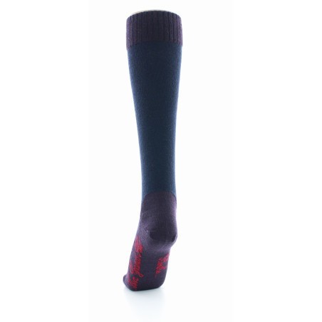 Chaussettes hautes cachemire rose