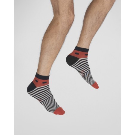 Socquettes de sport Homme Pois et Rayures