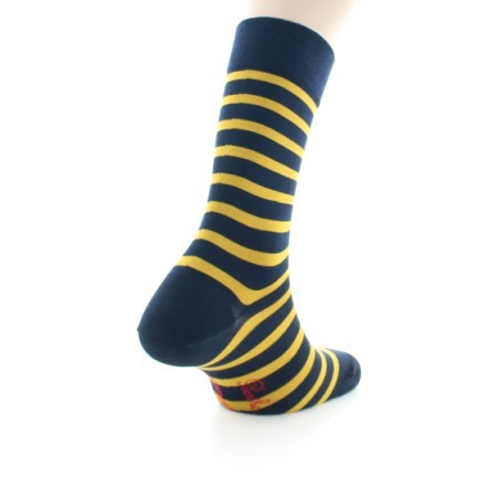Chaussettes en Soie à rayures