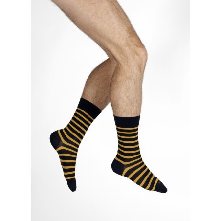 Chaussettes en Soie à rayures