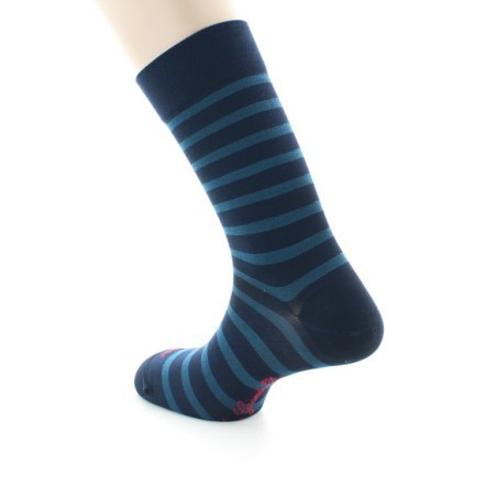 Chaussettes en Soie à rayures