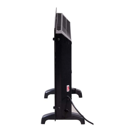 Chauffage décoratif design noir avec écran LCD 2000W