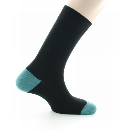 Chaussettes Alphonse noir / vert