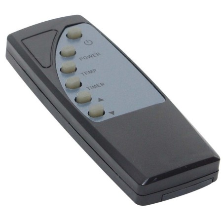 Chauffage décoratif design noir avec écran LCD 2000W