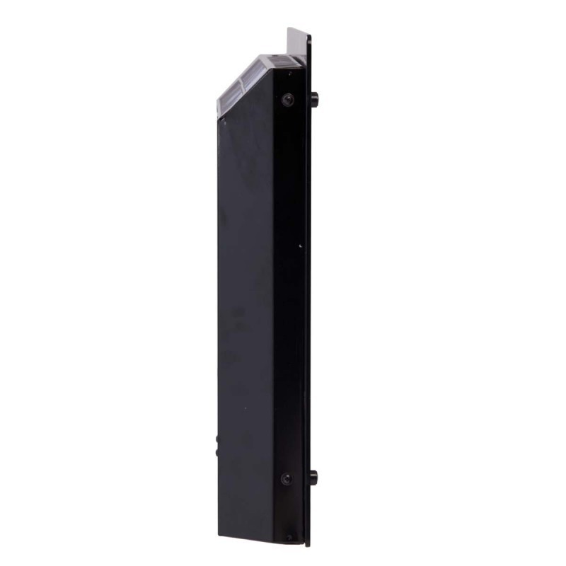 Chauffage décoratif design noir avec écran LCD 2000W