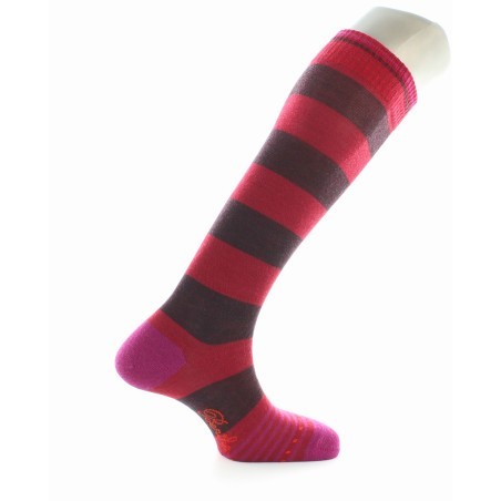 Chaussettes Hautes grosses Rayures