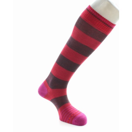 Chaussettes Hautes grosses Rayures