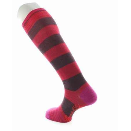 Chaussettes Hautes grosses Rayures