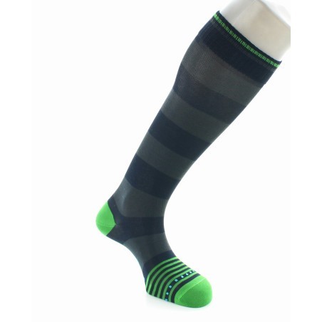 Chaussettes Hautes grosses Rayures