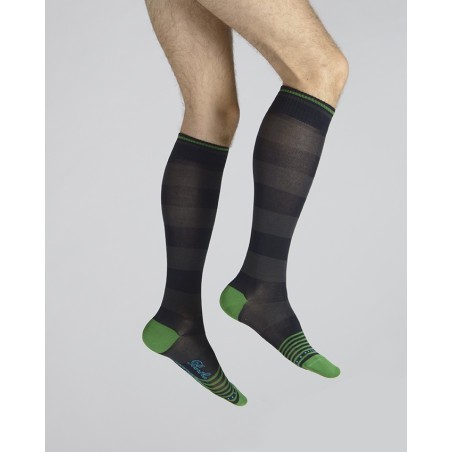 Chaussettes Hautes grosses Rayures