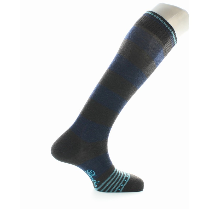 Chaussettes Hautes grosses Rayures