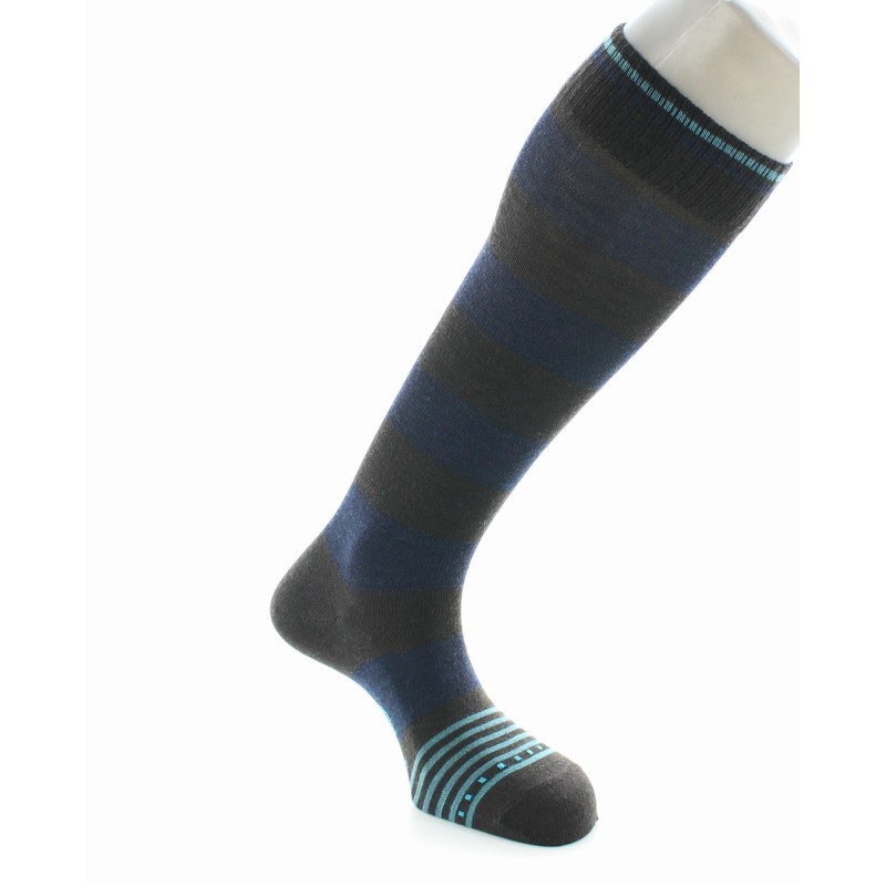 Chaussettes Hautes grosses Rayures