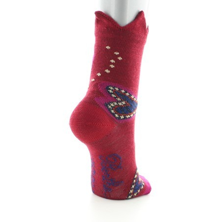 Chaussettes bébé Laine peignée Cœur et Couronne