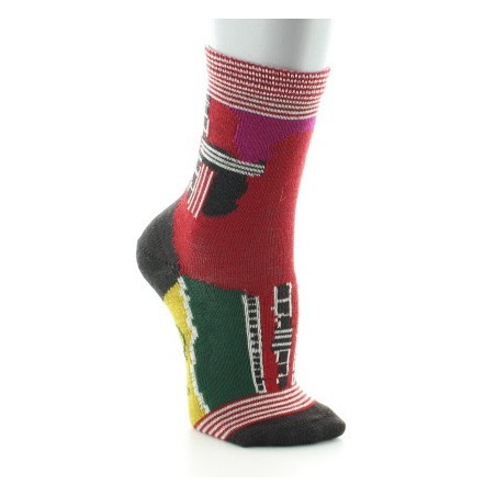 Chaussettes bébé Laine peignée cubisme