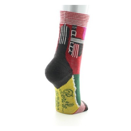 Chaussettes enfant Laine peignée cubisme