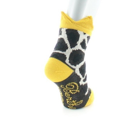 Chaussettes Enfant Tâches de Girafe et Couronne