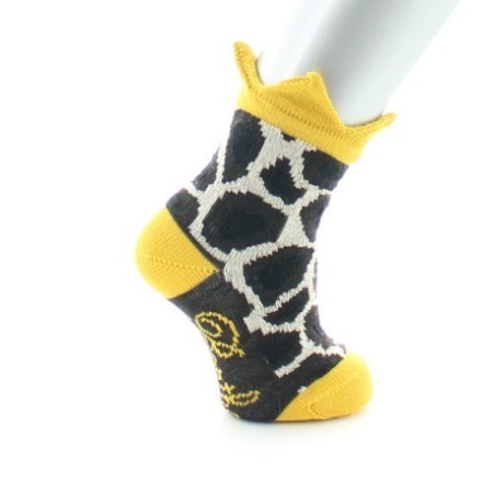 Chaussettes Enfant Tâches de Girafe et Couronne
