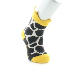 Chaussettes Bébé Tâches de Girafe et Couronne