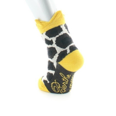 Chaussettes Bébé Tâches de Girafe et Couronne
