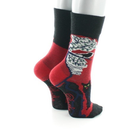 Chaussettes Bébé le Chat et l'Oiseau