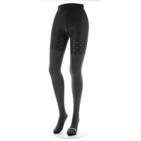 Collants femme 60D rayures