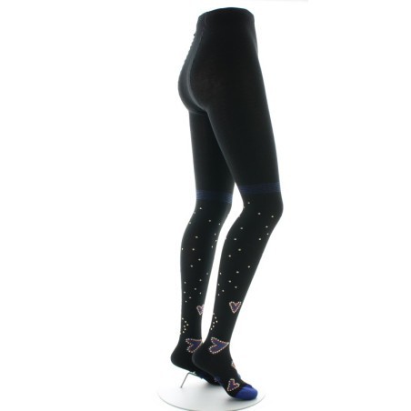 Collants coton femme cœur