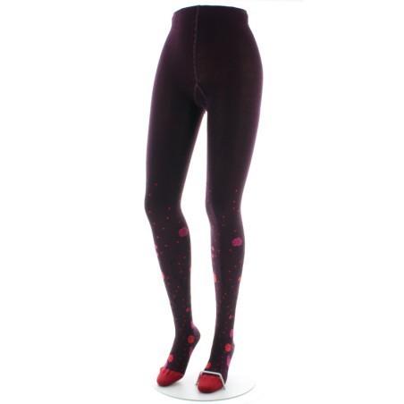 Collants coton femme couleurs d'automne