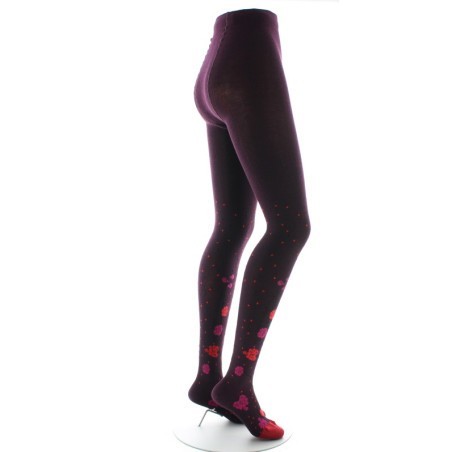 Collants coton femme couleurs d'automne