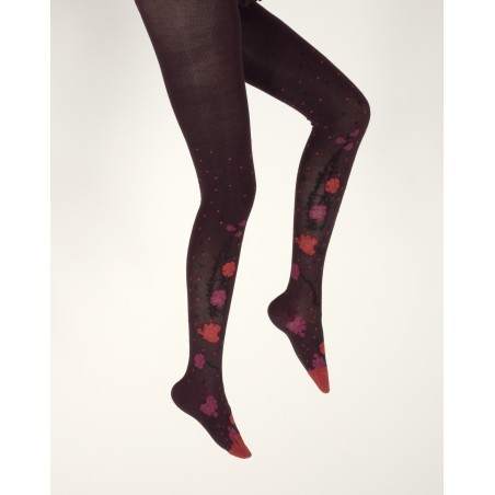 Collants coton femme couleurs d'automne