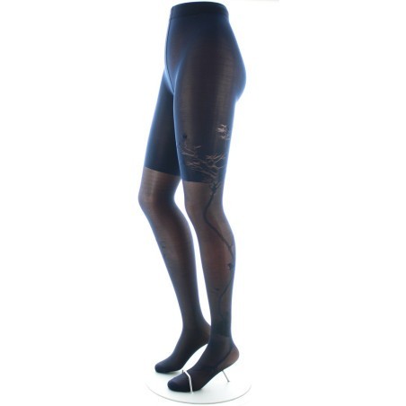 Collants 40D Arbre et Dentelle