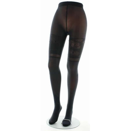Collants Feu d'Artifice Marine sur fond Anthracite