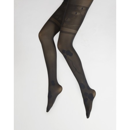 Collants Feu d'Artifice Marine sur fond Anthracite