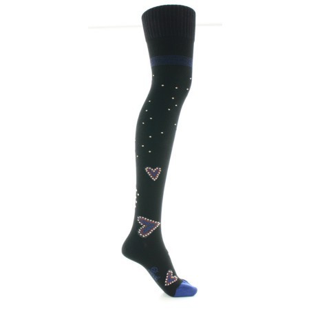Jambieres femme coton cœur