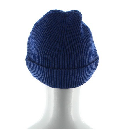 Bonnet mixte Bleu Royal en pure laine merinos