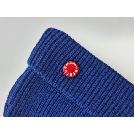 Bonnet mixte Bleu Royal en pure laine merinos