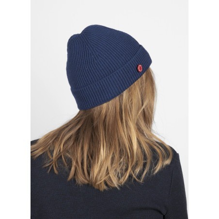 Bonnet mixte Bleu Royal en pure laine merinos