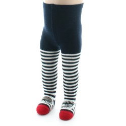 Collants Rayures et  clin d'œil