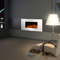 Cheminée décorative design White Loft