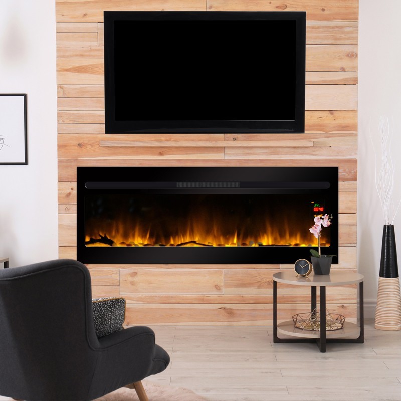 Cheminée décorative encastrable Elysée XXL 120 cm